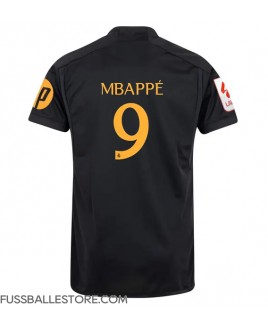 Günstige Real Madrid Kylian Mbappe #9 3rd trikot 2023-24 Kurzarm